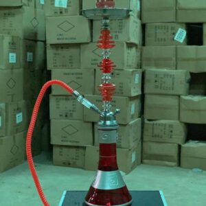 Medium Size Single Hose Glass Hookah (Box)